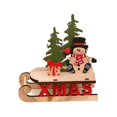 thumbnail image 1 of Christmas Decorations Christmas Tree Ornaments Wooden Santa Snowman Craft For Home Party New Year Christmas Gifts Kid Toys SNOW MAN SNOW MAN, 1 of 7