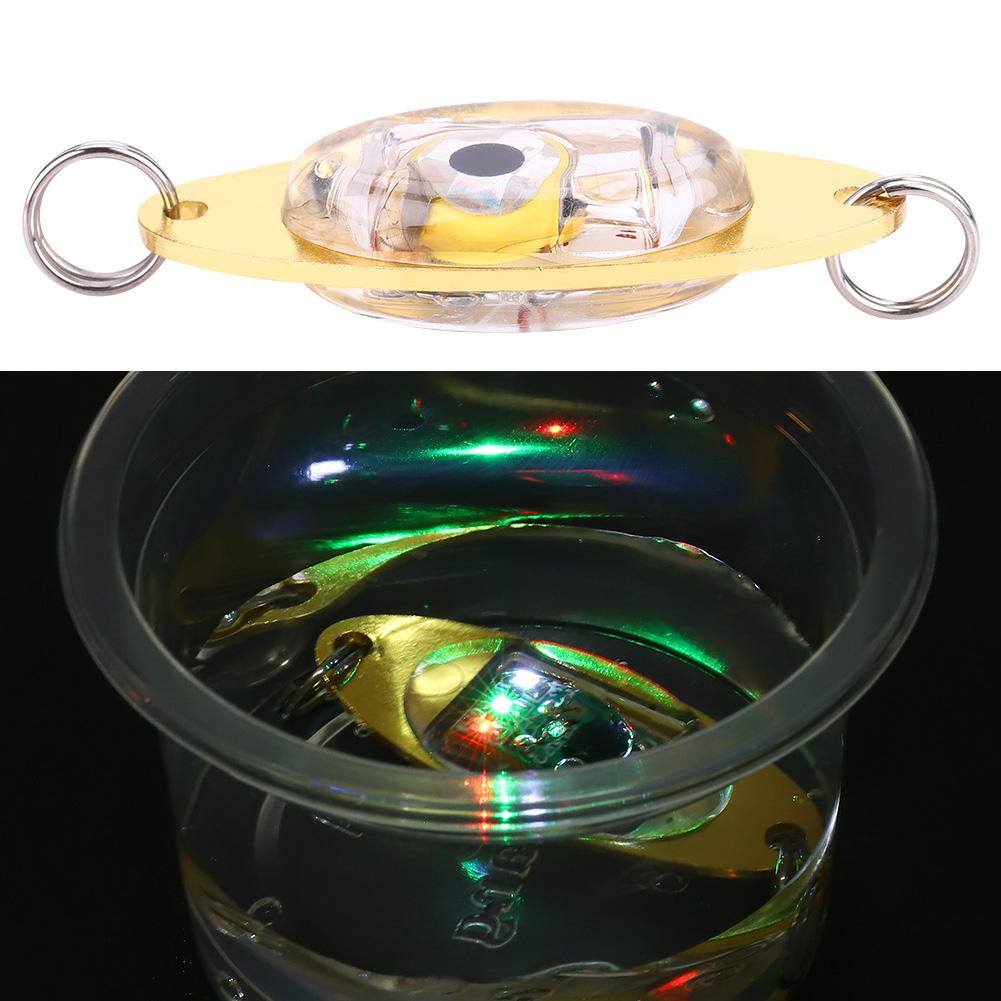 Tebru LED Lure Light, LED Deep Drop Underwater Eye Fish Attractor Lure