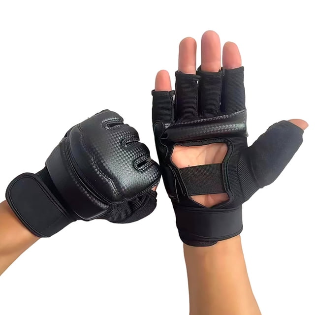 Yuarrent Guantes de boxeo de malla permeable al aire para manos frescas y secas boxeo suave y cómodo Ropa Deportiva, Zapatos negro Talla L (160-170 cm)