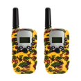 thumbnail image 3 of 2x Talkies pantalla LCD Vox 3 km Alcance linterna 3 a 12 años juegos familiares al aire libre Amarillo Baoblaze Walkie-talkie para niños, 3 of 8