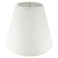 thumbnail image 5 of MERIVILLE Set of 2 White Linen Chandelier Lamp Shades, Designed for Candelabra Bulbs with Easy Clip-On Fitter, 3" X 6" X 5", 5 of 5