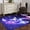 Blue Purple Dark Blue, variant on Area Rug for Living Room, Purple Butterflies Non-Slip Indoor Large Carpet for Bedroom/Dining Room, Modern Abstract Fantasy Gradient Washable Low-Profile Rectangle Floor Mat Runner Rugs - 3 x 5 Ft