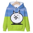 thumbnail image 4 of Sudadera con capucha de dibujos animados The Battle Cats para niños y niñas, tops de otoño, jersey de manga larga para niños, ropa de calle de moda para niños, 4 of 4