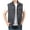 Khaki Jacket for Men, variant on IYTR Mens Cargo Vest Sleeveless Jacket Zipper Stand-up Collar Coat Loose Outdoor Workout Vest Jacket with Pocket Solid Color Black XXXXXL