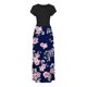 thumbnail image 5 of ICHUANYI Clearance Womens Fashion Summer Short Sleeve Casual Printing Pocket Vacation Long Dress(Sky Blue, L) ICHUANYI WER2023080811040, 5 of 7