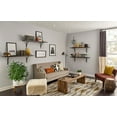 thumbnail image 4 of Closetmaid 143000 Premium 48"W Solid Wood Wall Mount Display Decor Shelf - Brown, 4 of 5