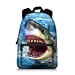 thumbnail image 2 of Boys Backpack - 3D Animal Face Shark Backpack for School, 2 of 10