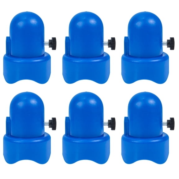 Trampoline Safety Caps for Enclosure Poles Durable Plastic Design Assorted Color 6 Sets