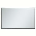 thumbnail image 5 of Metal frame rectangle mirror 30 inch in Black, 5 of 5