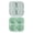 Green, variant on VKLU 4-Cavity Golf Ball Ice Mold, 2 Inch Large Silicone Sphere Ice Ball Maker with Lid and Funnel, Whiskey Ice Tray for Cocktails and Bourbon, Slow Melting Craft Ice for Golf Lovers Gifts, Pink