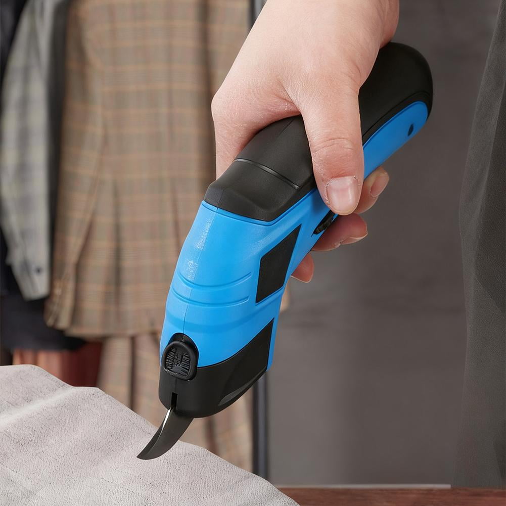 Cordless Electric Scissors,Fabric, Leather, Carpet and Cardboard Cutter,Rechargeable Electric Box Cutter Portable Powerful Shears Cutting Tool for Crafts, DIY & Home