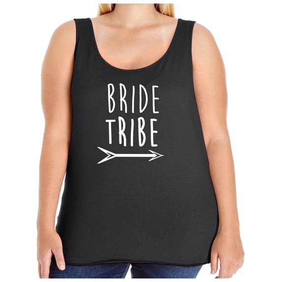 Bride Tribe with arrow Womens Tank Top