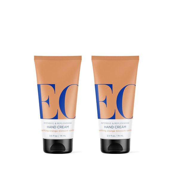 Crema de manos EO de flor de naranjo y vainilla 75 ml (paquete de 2)