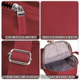 thumbnail image 3 of Deago Women Mini Backpack Purse Waterproof Nylon Fashion College Bag Casual Lightweight Travel Daypack (Red), 3 of 9