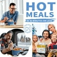 thumbnail image 4 of Aotto Electric Lunch Box, 32 oz Portable Heated Lunch Box for Adults, 12V/24V/110V Portable Food Warmer for Car/Truck/Work, BPA-Free, Blue, 4 of 7