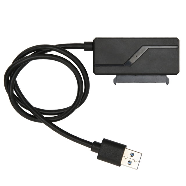 USB 2.0 to SATA 6+7 Easy Drive Cable 480Mbps USB to SATA Optical Drive Adapter Cable for Laptop PC