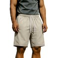 thumbnail image 2 of Men's Athletic Shorts Quick Dry Performance Ripstop Running Short Pants 9" Inseam Workout Training Elastic Waist Drawstring Travel Hiking Shorts with Zipper Pockets, 2 of 10