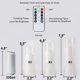 thumbnail image 5 of Velas sin llama Amagic Pure White con juego de control remoto/9, 5 of 7