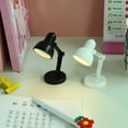 thumbnail image 4 of Mini lámpara de mesa LED, luces de lectura nocturnas plegables para la habitación del hogar, luces nocturnas para computadora, protección ocular, para viajes de estudio nocturno, portátil, color blan JAMW Sencillez, 4 of 5