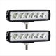 thumbnail image 1 of 6 Inch LED Light Bar White 30W 6000K Work Pods Single Row Off Road, 1 of 5
