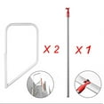 thumbnail image 3 of INTSUPERMAI Attic Loft Ladder Wall Mounted Folding Stairs 9.8ft Height Alloy Black, 3 of 7