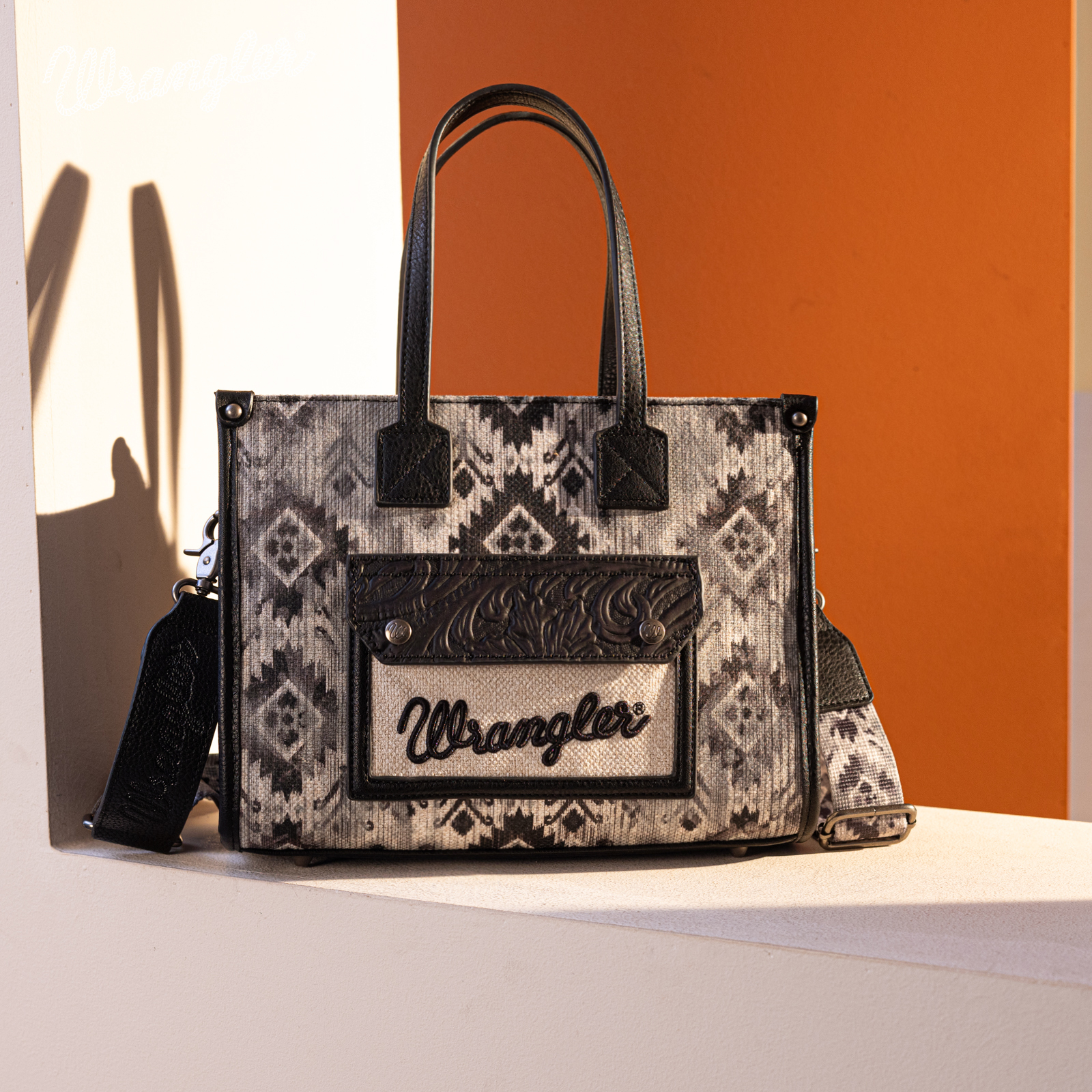 Wrangler Aztec Tote Bag for Women Western Purses and Handbags