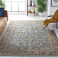 thumbnail image 2 of SAFAVIEH Silverado Ormonde Oriental Polyester Area Rug, Blue/Rust, 6'4" x 6'4" Square, 2 of 8