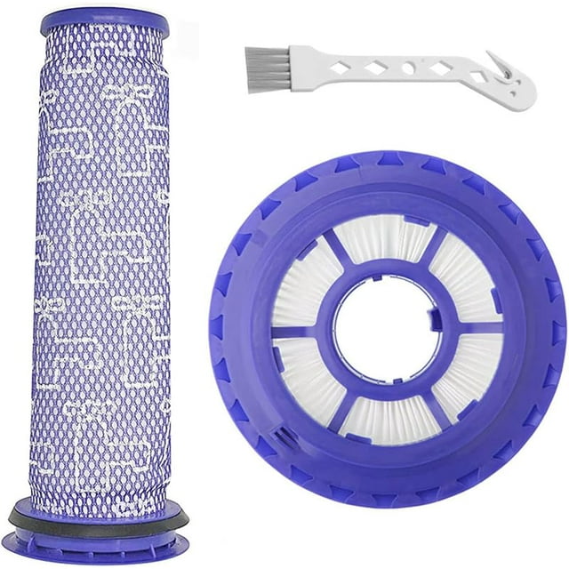 Filtros de Vacío Piezas de Repuesto para Dy*son DC41 DC65 DC66 UP13 UP20 UP30 Animal, Multi Animal de Piso y Bola 2 ANIML 3 Aspiradoras, Parte 920769-01&920640-01, 1 Paquete Filtro Posterior y 1 P...