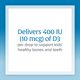 thumbnail image 3 of Gotas de vitamina D3 Natural Factors 400 UI (10 mcg) para niños, 15 ml, 3 of 9