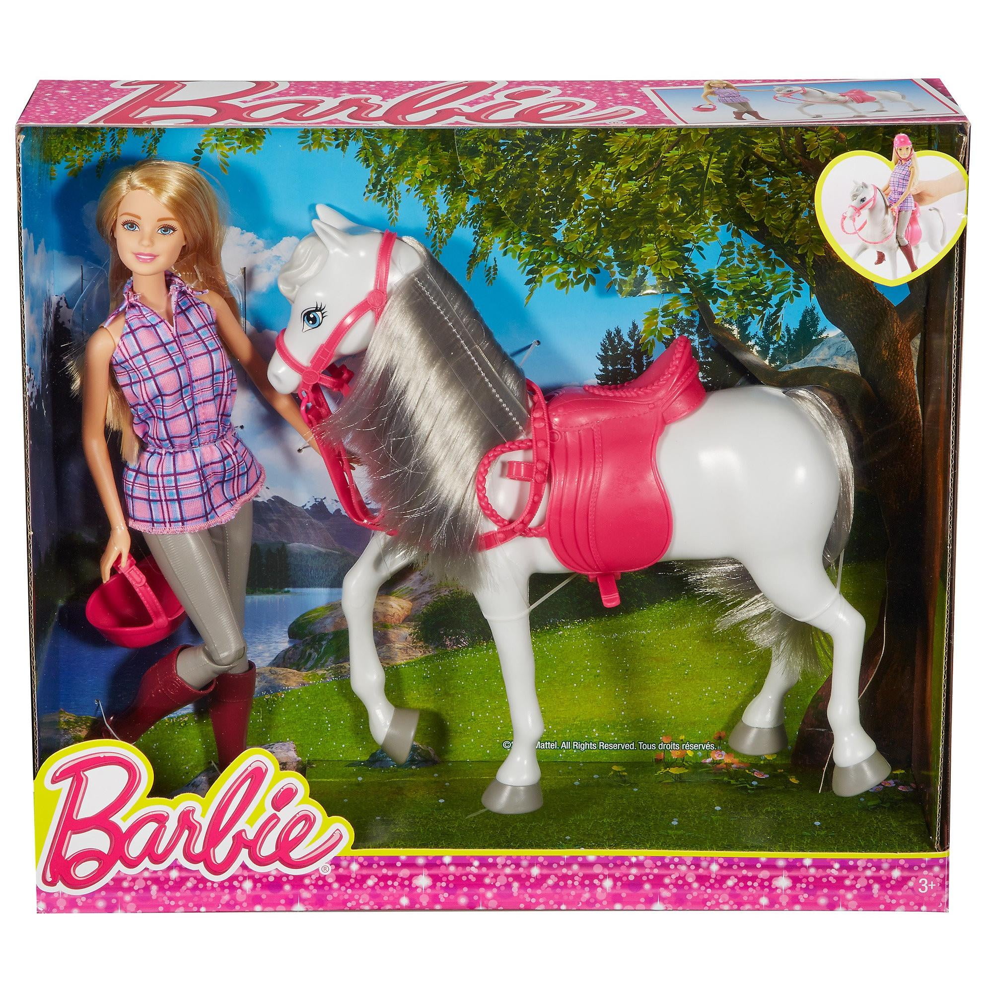 barbie loves her horse