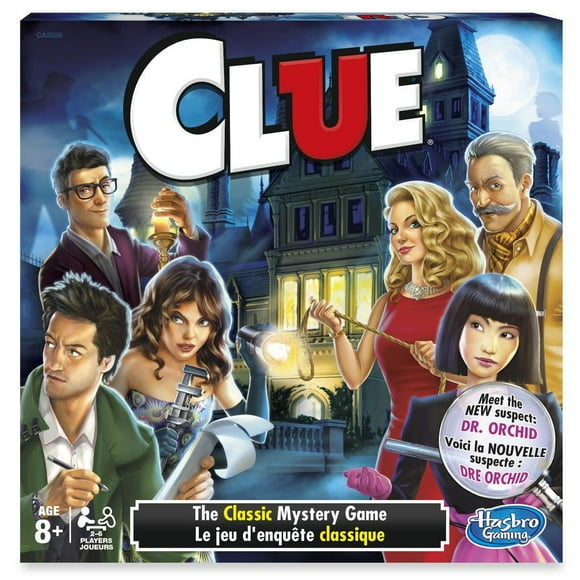 Hasbro Gaming Classic: Clue Board Game, Ages 8 and up
