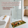 thumbnail image 2 of Anti Fatigue Kitchen Rug Set Cushioned Non Slip Memory Foam 3 Piece Vintage Farmhouse Rooster Runner Mats for Laundry Room, 18"x24"+20"x31"+17"x47", 2 of 9