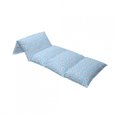 thumbnail image 4 of Floral Floor Pillow Lounger Cover, Dandelion Petals Flying Fluffy Soft Flora in Pastel Tones Spring Romantic Design, Nap Mat Printed Fabric Case for 5 Pillows, 88" x 27", Sky Blue White, by Ambesonne, 4 of 5