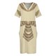 thumbnail image 4 of Vestido egipcio Aline beige con bolsillos sueltos, vestido de fiesta de lujo para mujer, vestidos para damas, verano 2025, 4 of 7