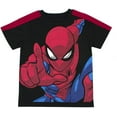 thumbnail image 3 of Spiderman Boys 3 Pack Character Short Sleeve Tees, Toddler, 3 of 4
