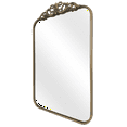 thumbnail image 2 of 21 x 34" Bronze Metal Frame Crown Mirror, 2 of 6