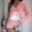 Pink, variant on Women V Neck Funny Halloween Shirts Spooky Graphic Long Sleeve Tops