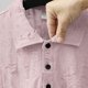 thumbnail image 3 of pstuiky Camisas casuales de manga corta para hombre, Camisa de verano para hombre, de Europa y América, fina, de color liso, de manga corta, de poliéster y lino, con cuello vuelto pequeño. xxl, 3 of 3
