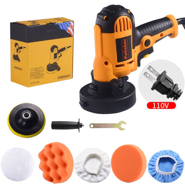 Máquina de pulido automático 700W Powered Car Buffer Car Polish Tools (US 10PCS)