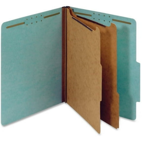 Pendaflex 2-divider Recycled Classification Folders Letter - 8 1/2" x 11" Sheet Size - 2 1/2" Expansion - 2 Fastener(s) - 2" Fastener Capacity, 1" Fastener Capacity for Divider - 2/5 Tab Cut - Right T