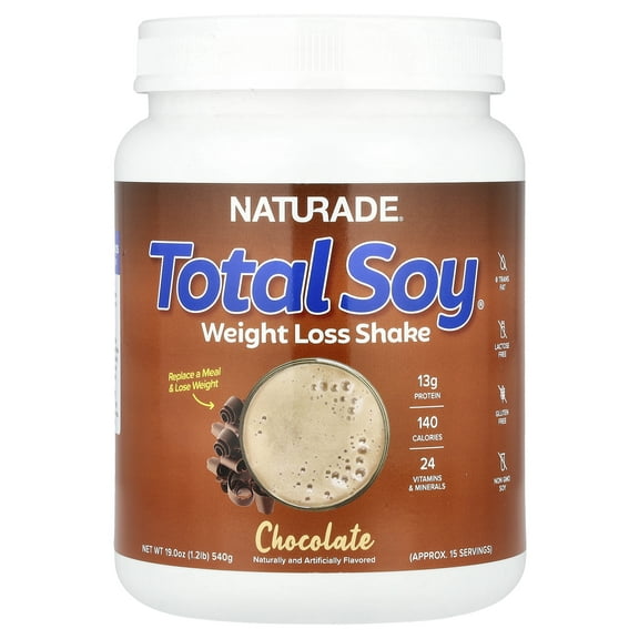 Naturade Total Soy Meal Replacement, Chocolate, 19.1 oz