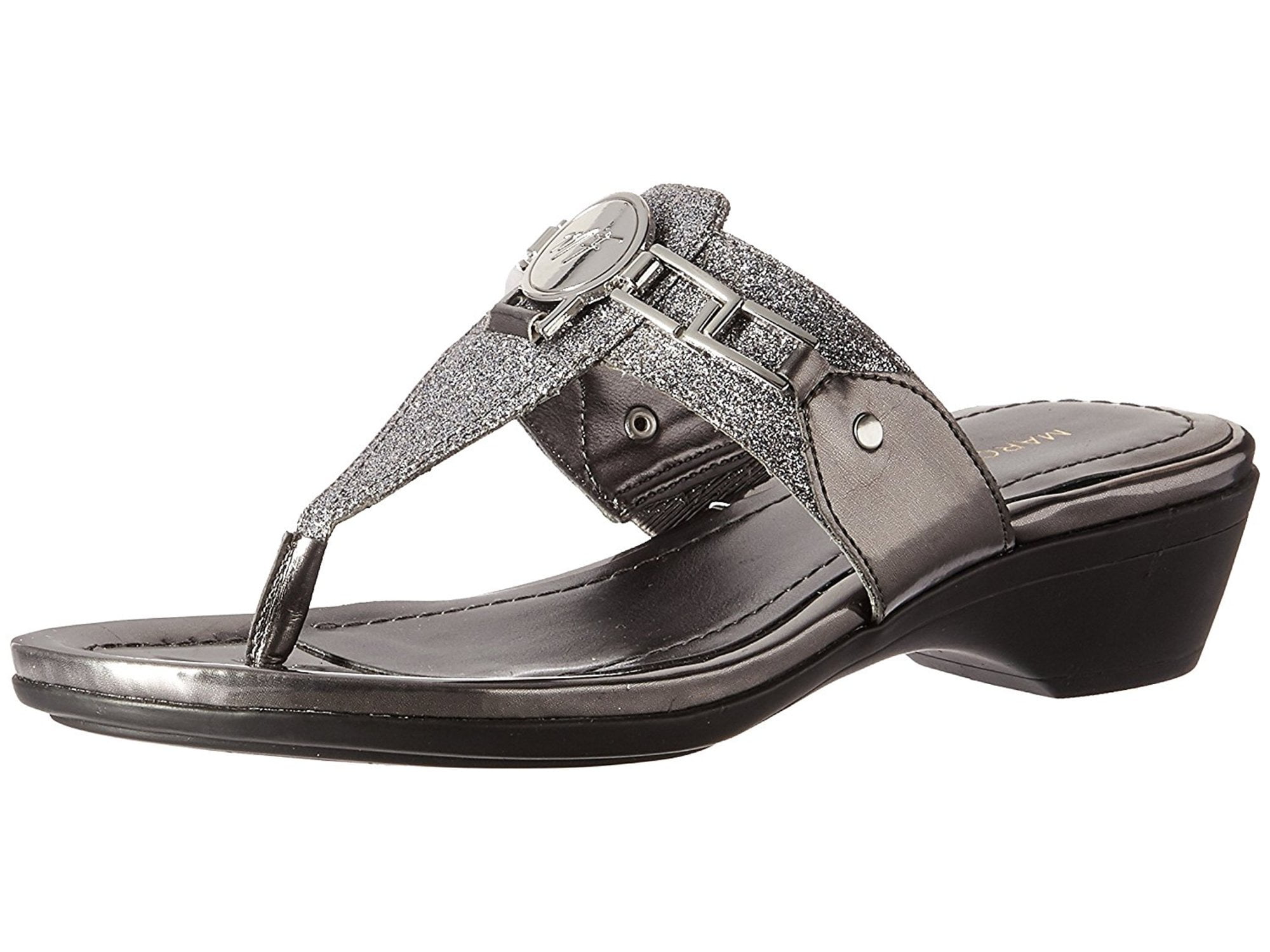 Marc Fisher - Marc Fisher Womens Amina Split Toe Casual Slide Sandals - Walmart.com - Walmart.com