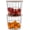 Round- 2 Pack, variant on Over The Door Organizer, 3 Pack Metal Wire Basket, Hanging or Wall Mounted Spice Rack for Bathroom Closet Laundry Pantry, Durable Easy Assembly, Black