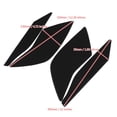 thumbnail image 3 of 4x Side Tank Traction Grips Pads Fit for Yamaha YZF-R1 YZF-R1M 2015-2020, 3 of 10