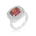 thumbnail image 1 of Micropave Red Bridal Cocktail Ring Size - 10, 1 of 1