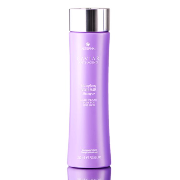 8.5 oz , Alterna Caviar Multiplying Volume Shampoo Hair - Pack of 3 w/ Sleekshop Teasing Comb