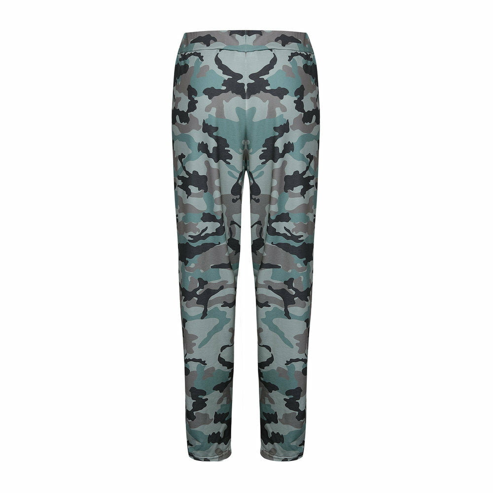 long camouflage casual pants