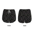 thumbnail image 3 of Fuzoiu Cool Skull Love Print Women's Athletic Shorts, Double-Layer Running Shorts with Pocket,Women's Workout Shorts for Yoga, Gym, and Workouts-Medium, 3 of 7
