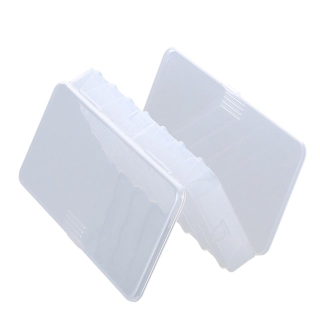 koolsoo Clear Visible Fishing Lure Box Tackle Storage Box Organizer Waterproof Accessory