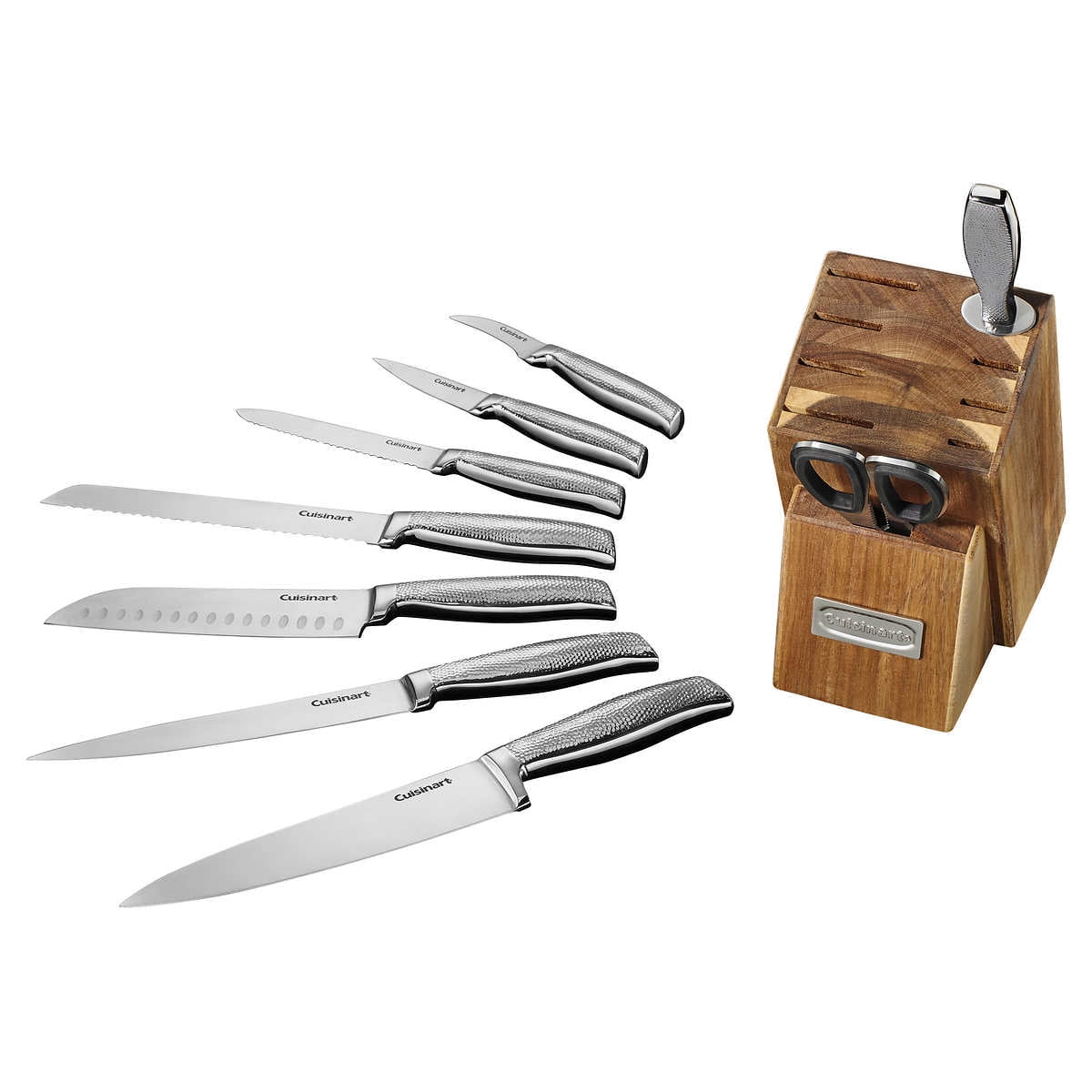 Cuisinart 10piece Soft Hammered German Steel Knife Block Set Walmart Canada